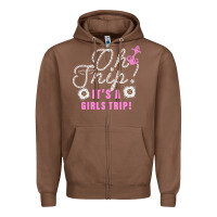 Chestnut oh snip it's a girls trip for dark Zipper Hoodie - artisFamous