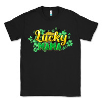 Black lucky mama st patricks Classic Tee - HowdyJamesFarm