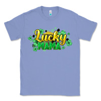 Colony Blue lucky mama st patricks Classic Tee - HowdyJamesFarm