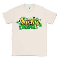 Natural lucky mama st patricks Classic Tee - HowdyJamesFarm