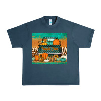 Midnight Navy pumpkin farm truck tumbler Urban Heavy Tee - Jasminsmagicworld