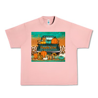 Pumpkin Farm Truck Tumbler Urban Heavy Tee | Teevron