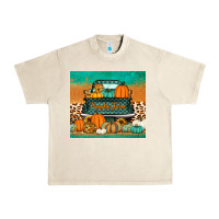 Sandshell pumpkin farm truck tumbler Urban Heavy Tee - Jasminsmagicworld