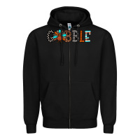 Black gobble Zipper Hoodie - JahusDesignShop