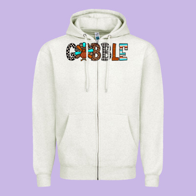 Gobble Zipper Hoodie Designed By Jahusdesignshop
