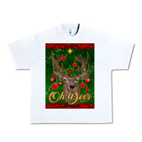 White oh deer car air freshener Urban Heavy Tee - BundleAndBundleShop