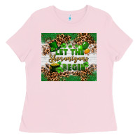 Bubblegum Pink Let the shenanigans begin Ladies Tee - FaDigitalArtStudio