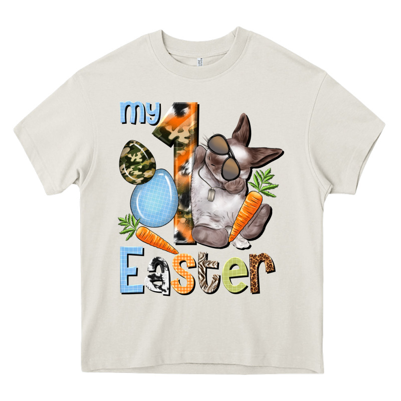 My First Easter Boy Easter Day Heavy Core Tee by HowdyJamesFarm | Teevron