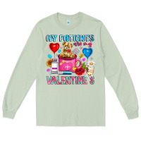 Matcha My Patients is Valentines Long Sleeve Tee - CowhideDigitalArt