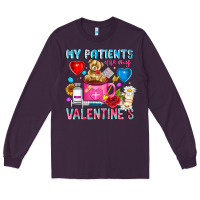 Plum My Patients is Valentines Long Sleeve Tee - CowhideDigitalArt
