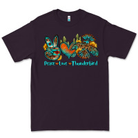 Plum peace love thunderbird Premium Tee - OliviaCreatesArt