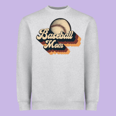 Baseball Mom Heavyweight Sweatshirt Designed By Jahusdesignshop