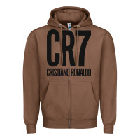 Chestnut cr7 Zipper Hoodie - artisFamous