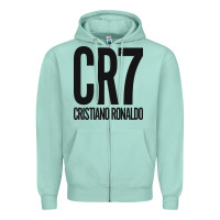 Seafoam cr7 Zipper Hoodie - artisFamous