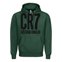 Sports Green cr7 Zipper Hoodie - artisFamous