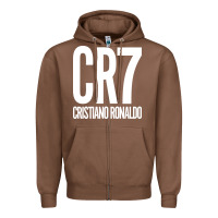 Chestnut cr7 Zipper Hoodie - artisFamous