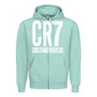 Seafoam cr7 Zipper Hoodie - artisFamous