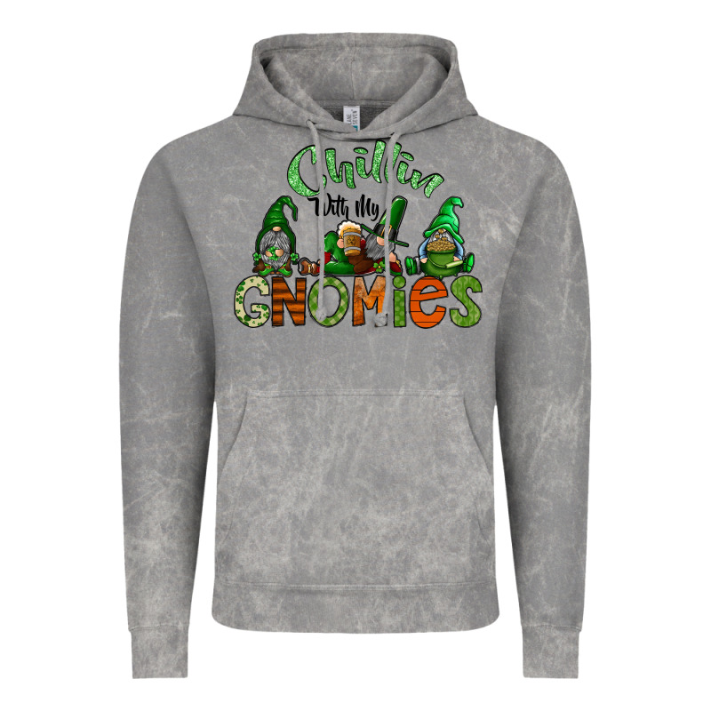 St Patricks Day Gnomes Vintage Hoodie by CowhideDigitalArt | Teevron
