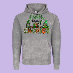 St Patricks Day Gnomes Vintage Hoodie Designed By Cowhidedigitalart