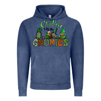 Vintage Denim st patricks day gnomes Vintage Hoodie - CowhideDigitalArt