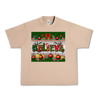 Burro Christmas Believe Urban Heavy Tee - BundleAndBundleShop