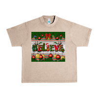 French Oak Christmas Believe Urban Heavy Tee - BundleAndBundleShop