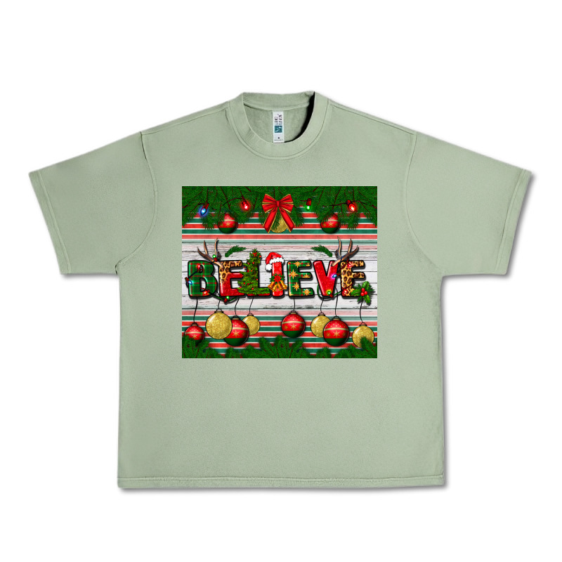 Christmas Believe Urban Heavy Tee by BundleAndBundleShop | Teevron