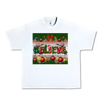 White Christmas Believe Urban Heavy Tee - BundleAndBundleShop