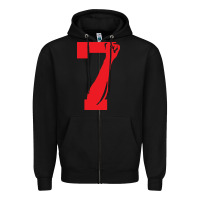 Black colin kaepernick number 7 t shirt Zipper Hoodie - artisFamous
