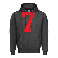 Charcoal Heather colin kaepernick number 7 t shirt Zipper Hoodie - artisFamous