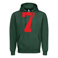 Sports Green colin kaepernick number 7 t shirt Zipper Hoodie - artisFamous