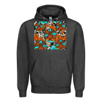 Charcoal Heather turkey Zipper Hoodie - JahusDesignShop