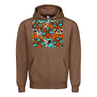 Chestnut turkey Zipper Hoodie - JahusDesignShop