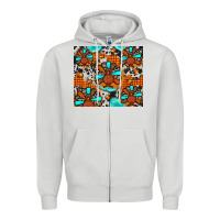 Dove Grey turkey Zipper Hoodie - JahusDesignShop