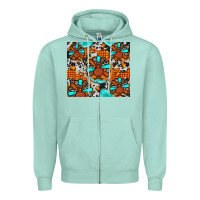 Seafoam turkey Zipper Hoodie - JahusDesignShop