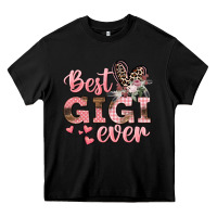 Black Best gigi ever Mother's Day Heavy Core Tee - CowGirlArtShop