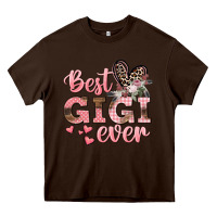 Chocolate Brown Best gigi ever Mother's Day Heavy Core Tee - CowGirlArtShop