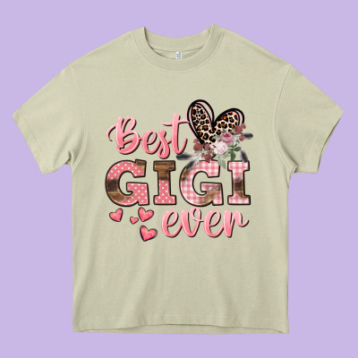Best Gigi Ever Mother's Day Heavy Core Tee Designed By Cowgirlartshop