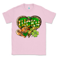 Bubblegum Pink Lucky heart St. Patrick's Day Classic Tee - CowGirlArtShop