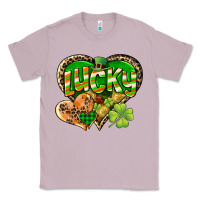 Lilac Lucky heart St. Patrick's Day Classic Tee - CowGirlArtShop