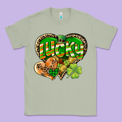 Lucky Heart St. Patrick's Day Classic Tee Designed By Cowgirlartshop