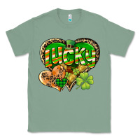 Sage Lucky heart St. Patrick's Day Classic Tee - CowGirlArtShop