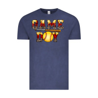 Vintage Denim game day softball Vintage Tee - FaDigitalArtStudio