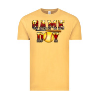 Vintage Mustard game day softball Vintage Tee - FaDigitalArtStudio