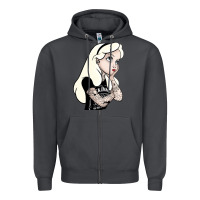 Smoke alice in wonderland Zipper Hoodie - artisFamous