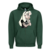 Sports Green alice in wonderland Zipper Hoodie - artisFamous
