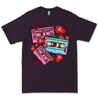 Plum valentines day casette olivia Premium Tee - OliviaCreatesArt