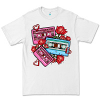White valentines day casette olivia Premium Tee - OliviaCreatesArt