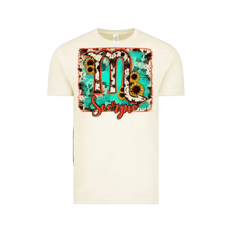 Scorpio Turquoise Cowhide Vintage Tee by RanaPortraitStore | Teevron