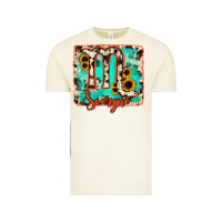 Vintage Arctic Scorpio turquoise cowhide Vintage Tee - RanaPortraitStore